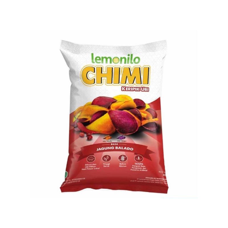 

Lemonilo chimi keripik ubi jagung balado 40Gr