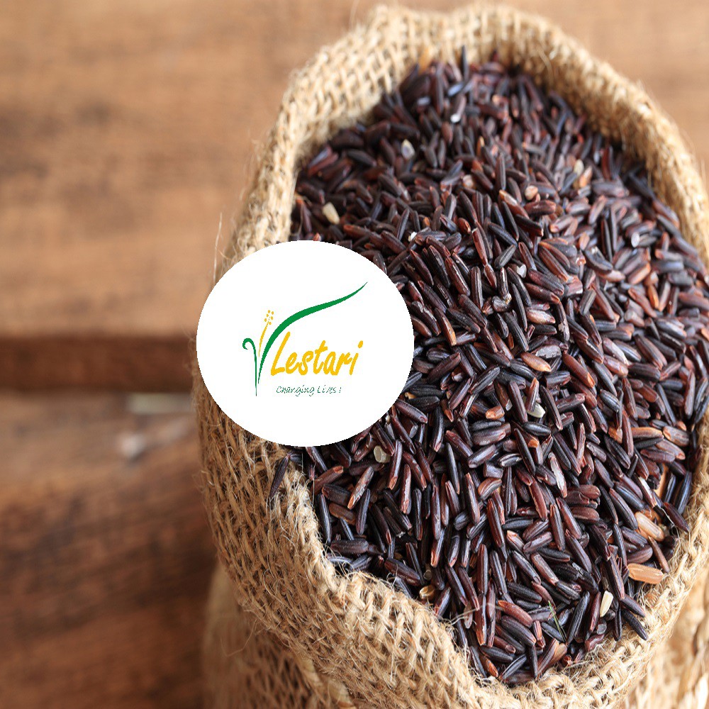 

LESTARI Beras Hitam Organik 1kg Bersertifikat