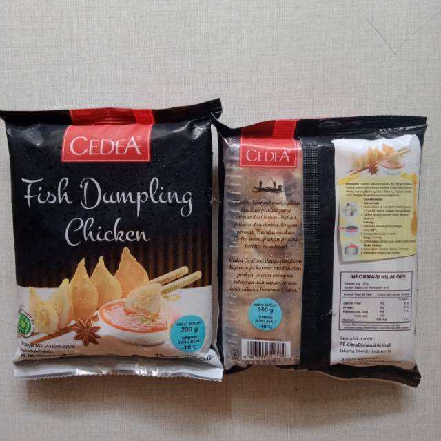 

Cedea Fish Dumpling Chicken 200 gr