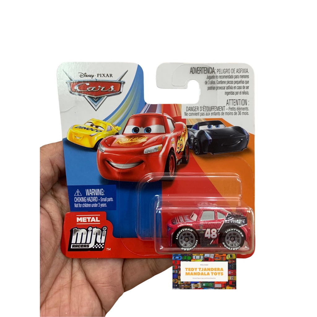 disney pixar cars mini racers tg castlenut 48   panjang 4 cm