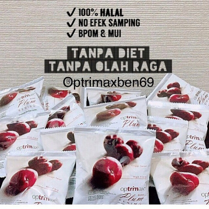 

Buah Kering - Promo Free Eyemask !! Optrimax Buah Plum Kering 20 Pcs