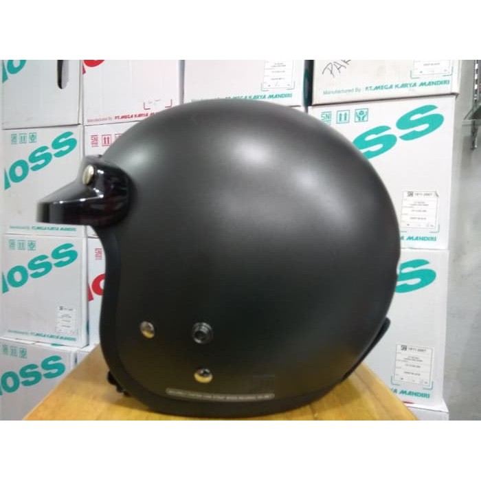 HELM CARGLOSS CF RETRO GUN METAL DOFF CARGLOS HALF FACE