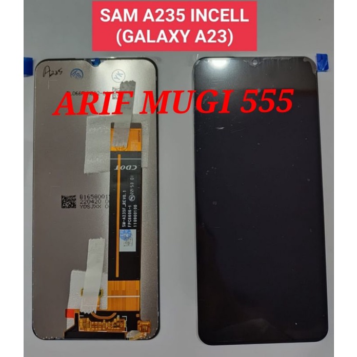 LCD SAMSUNG GALAXY A23/LCD FULLSET TOUCHSCREEN SAMSUNG A235 INCELL ORIGINAL