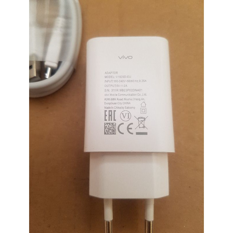 Charger Vivo 2A 5V V1020 Micro USB Fast Charger ORIGINAL 100%