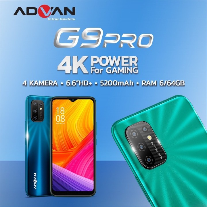ADVAN G5 & G9 PRO 6/64 RAM 6GB ROM 64GB GARANSI RESMI | Shopee Indonesia