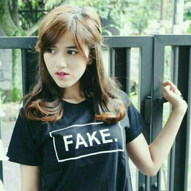 FOURFASHION TSHIRT FAKE TEE HITAM LP