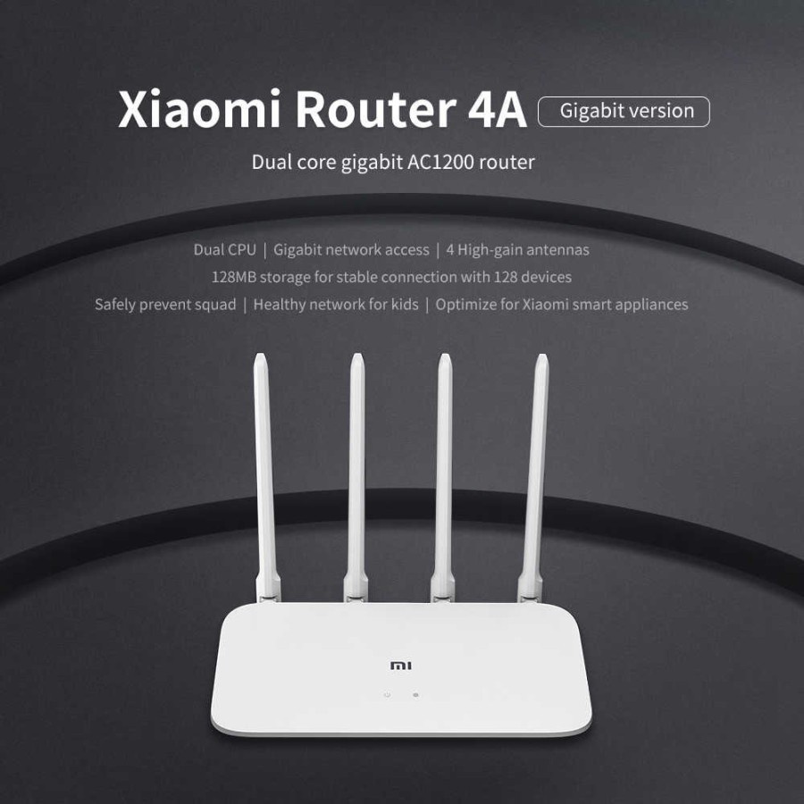 Xiaomi Mi Router 4A Giga Version Dual-Core Full Gigabit 4 Wireless