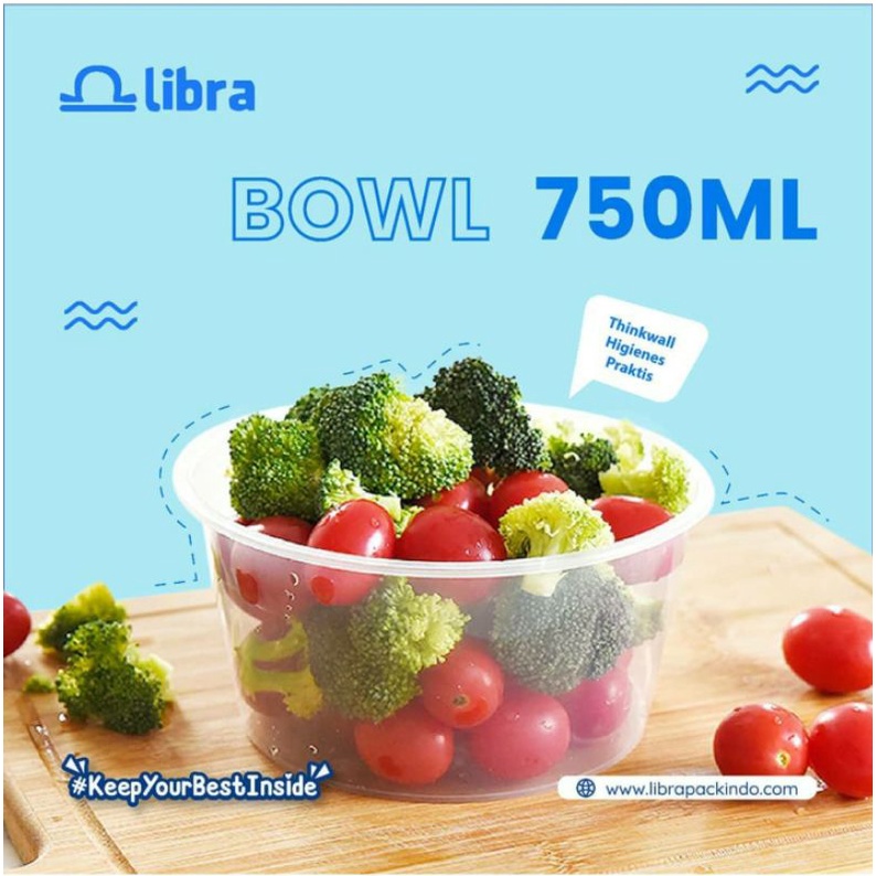 Thinwall Libra Bowl 750ml / Thinwall Bowl 750ml / Mangkok 750ml