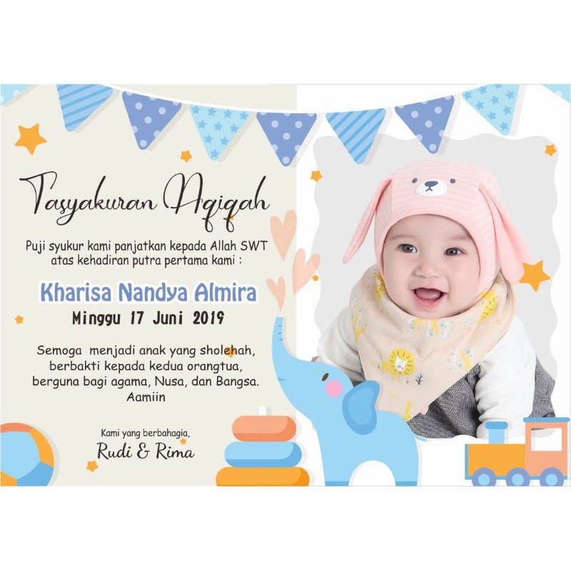

Sticker / Label / Kartu Aqiqah Bayi Murah