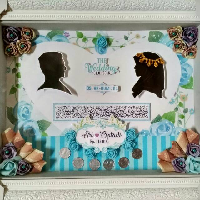 Mahar pernikahan kreasi Mahar cantik terbaru siluet unik ...