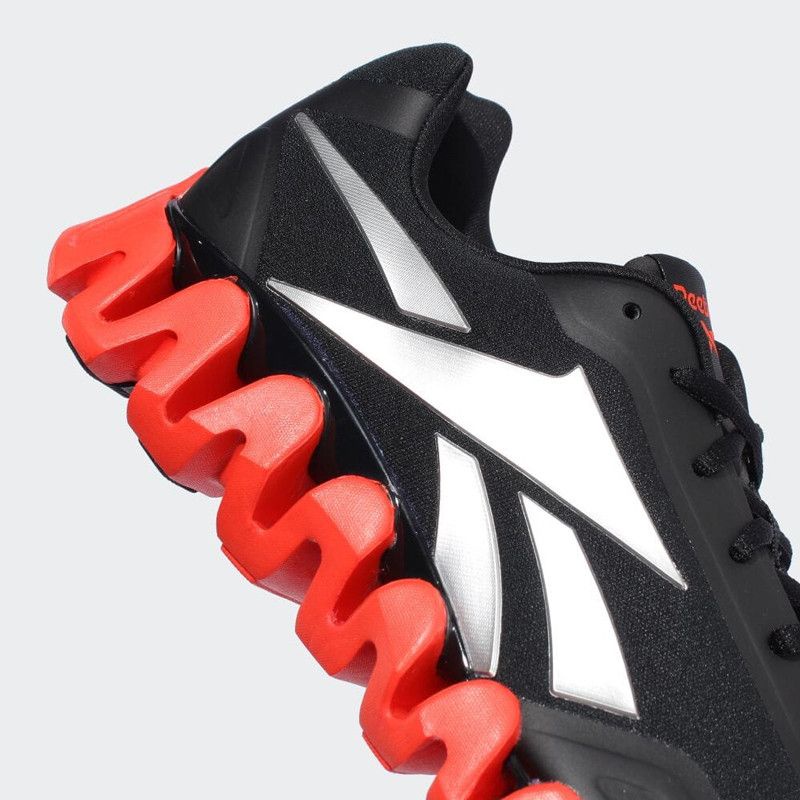 Reebok Zig Pulse 4 Men's Running Shoes - Black /Dynamite Red/Silver Metalic Original
