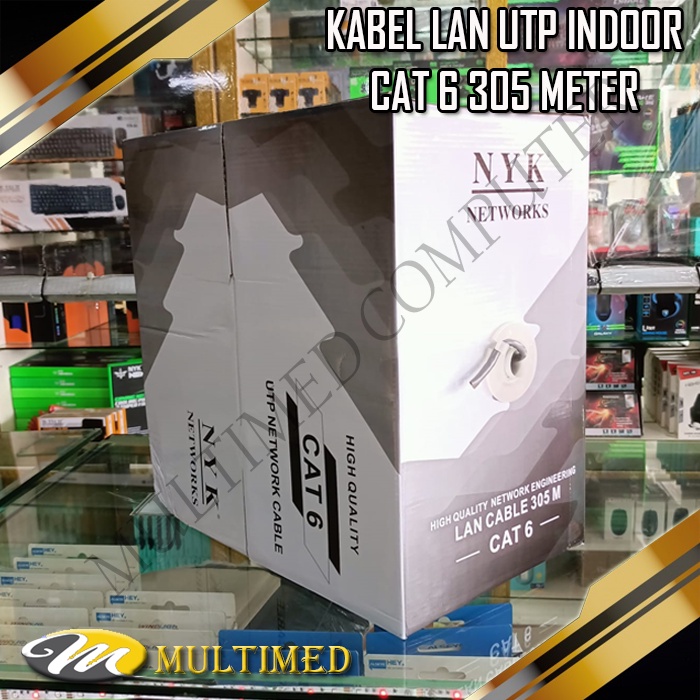 Kabel LAN Internet UTP / FTP CAT6 / CAT 6 UTP / FTP 1 Roll 305 meter