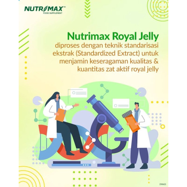 NUTRIMAX ROYAL JELLY JELY JELI VITAMIN DAYA TAHAN TUBUH ANTI STRESS AGING ENERGI STAMINA 30 KAPSUL