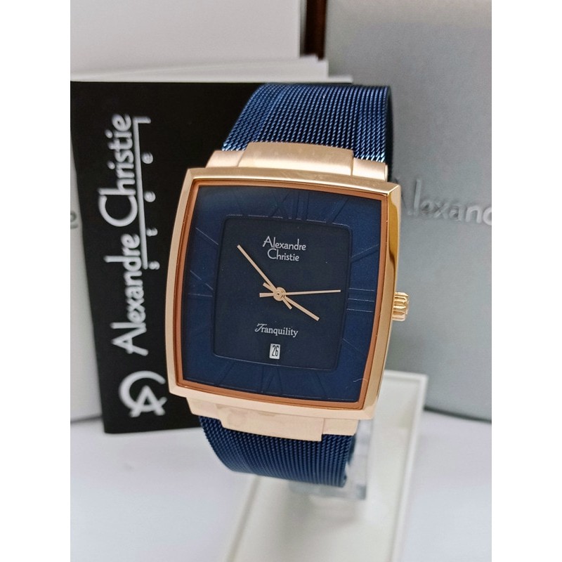 Jam Tangan Pria Alexandre Christie AC 8329 MD MD BERG Original