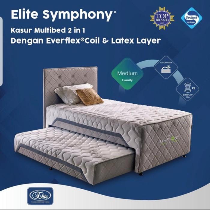 TERMURAH Elite springbed 2in1 Symphony sorong 120 / 120x200 full set