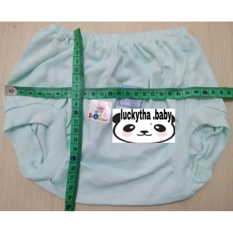 3pcs_IOL celana pop bayi polos s.m.l/ celana kacamata iol/celana pop pendek iol/ perlengkapan bayi