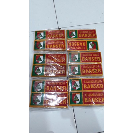 

stiker banser timbul