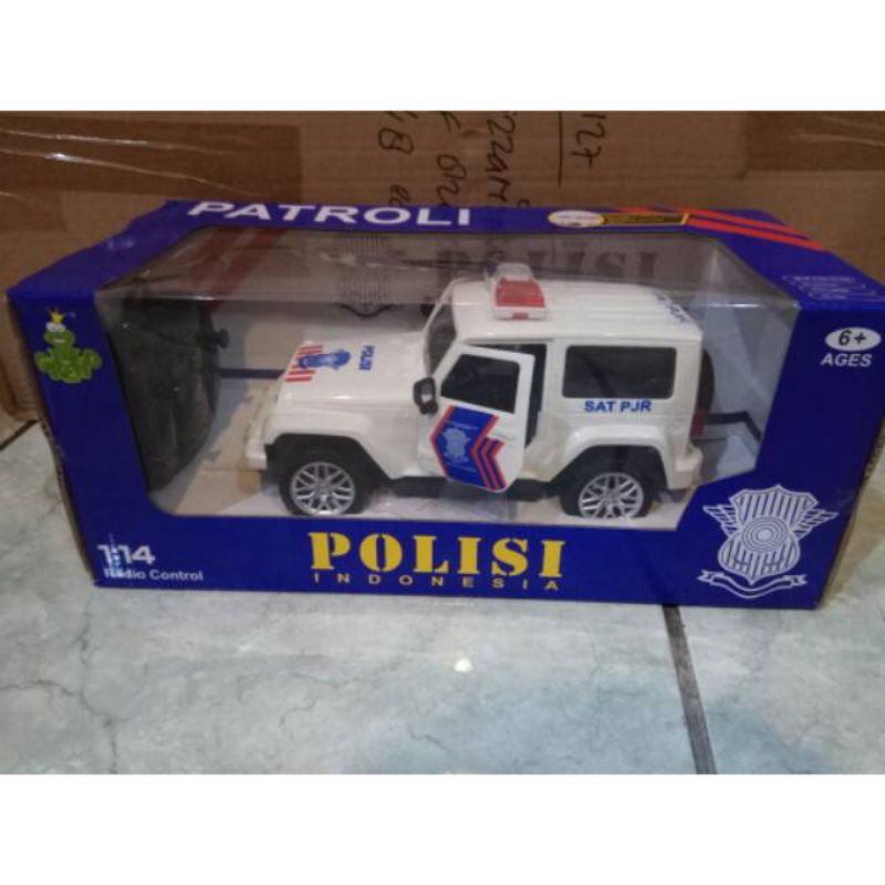 MAINAN POLISI REMOTE CONTROL POLISI INDONESIA PATROLI