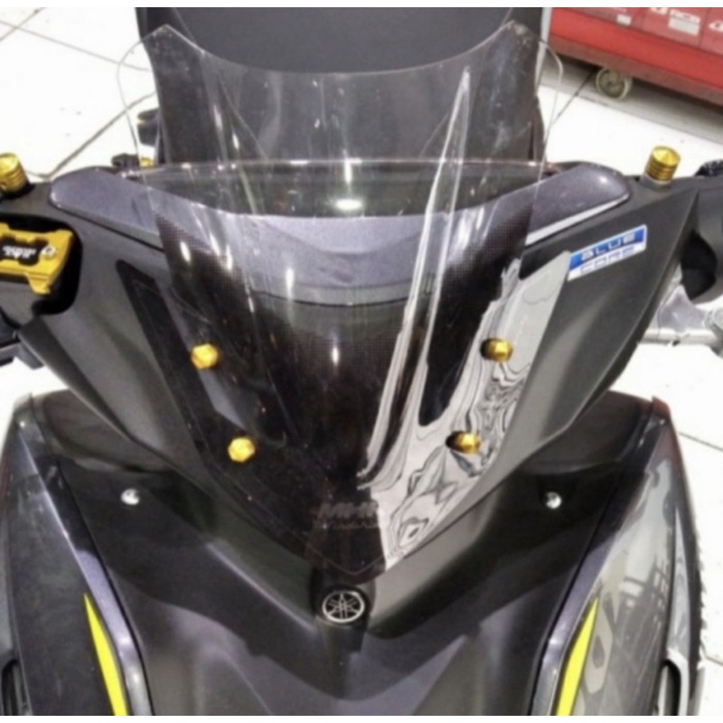 VISOR WINSHIELD MHR AEROX CONNECTED 2021-2016 BLACK SERIES CLEAR BENING