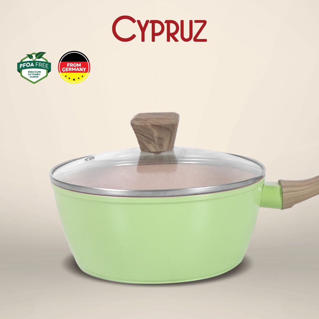 Cypruz Color Marble Panci Susu Anti Lengket / Sauce Pan 18 cm