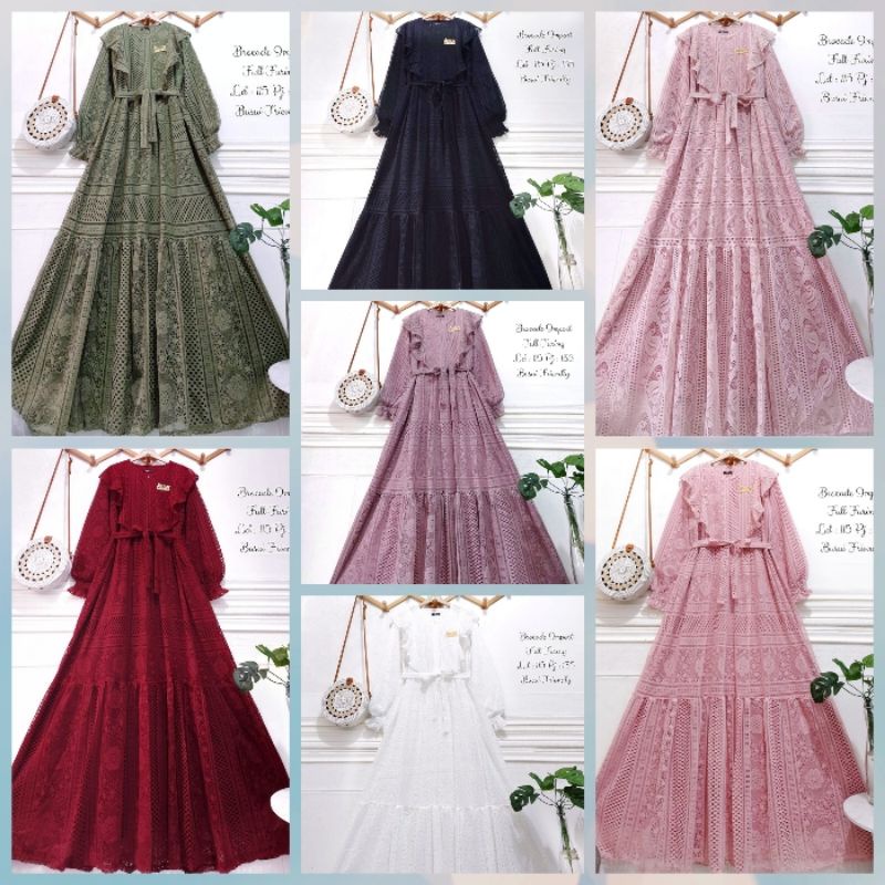 DRESS BRUKAT BROCADE IMPORT ar