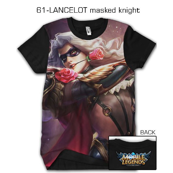 Kaos Mobile Legend LANCELOT MASKED KNIGHT  Baju Keren Cowok