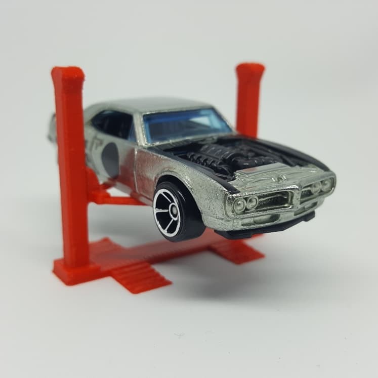 Carlift skala 1/64 diorama diecast garage garasi