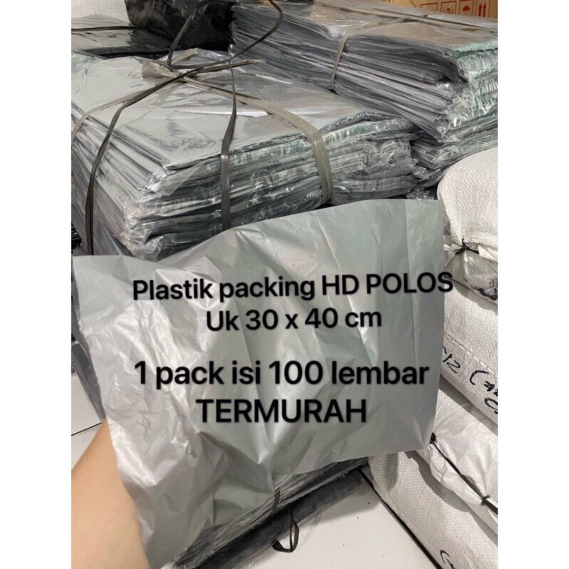

PLASTIK 30x40 PACKING OLSHOP TANPA LEM