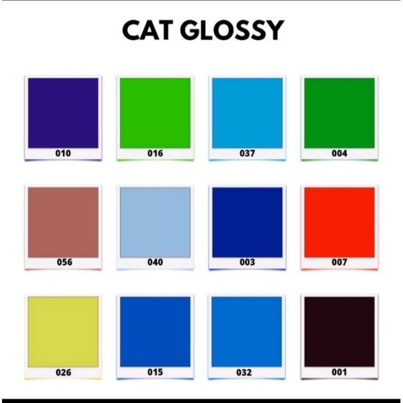 cat multiguna/cat glossy/cat genteng