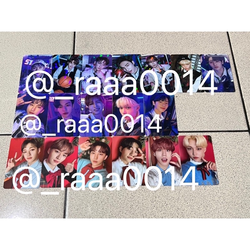 Stray Kids Christmas Evel CE CEVEL Glitter Ungu Merah Bang Chan Lee Know Changbin Hyunjin Han Felix 