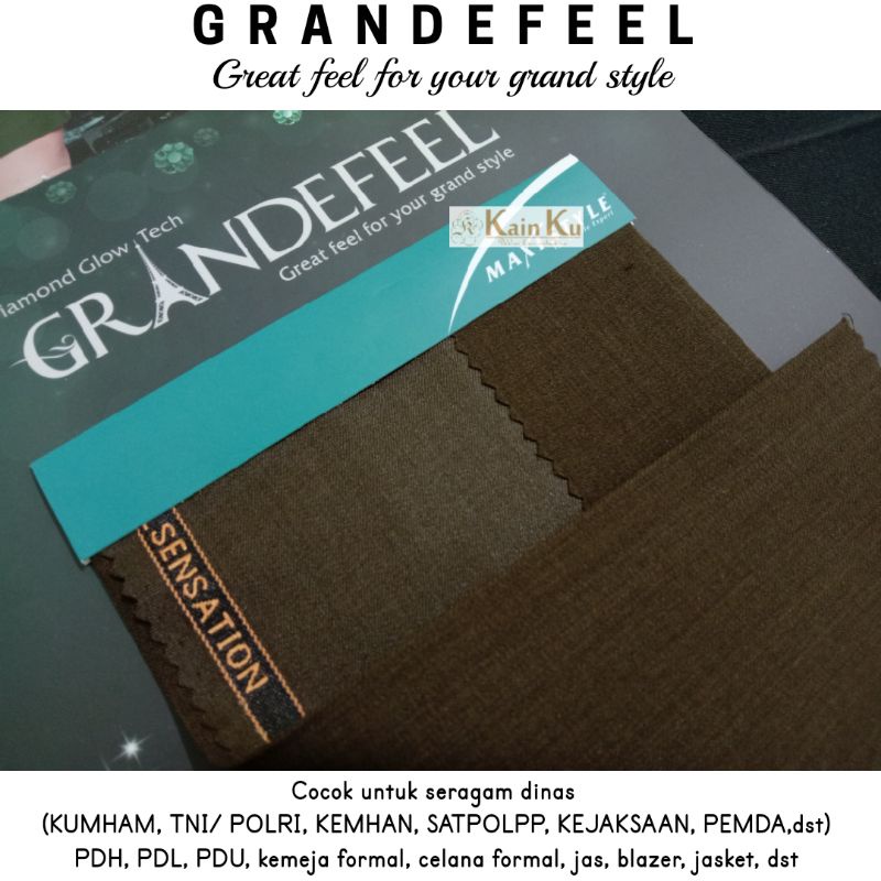 KAIN GRANDEFEEL MAXISTYLE KAIN SERAGAM KANTOR