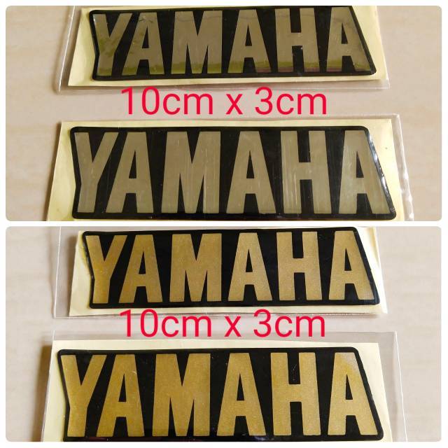 emblem logo YAMAHA RX KING tutup aki gold crome thailand thailok termurah