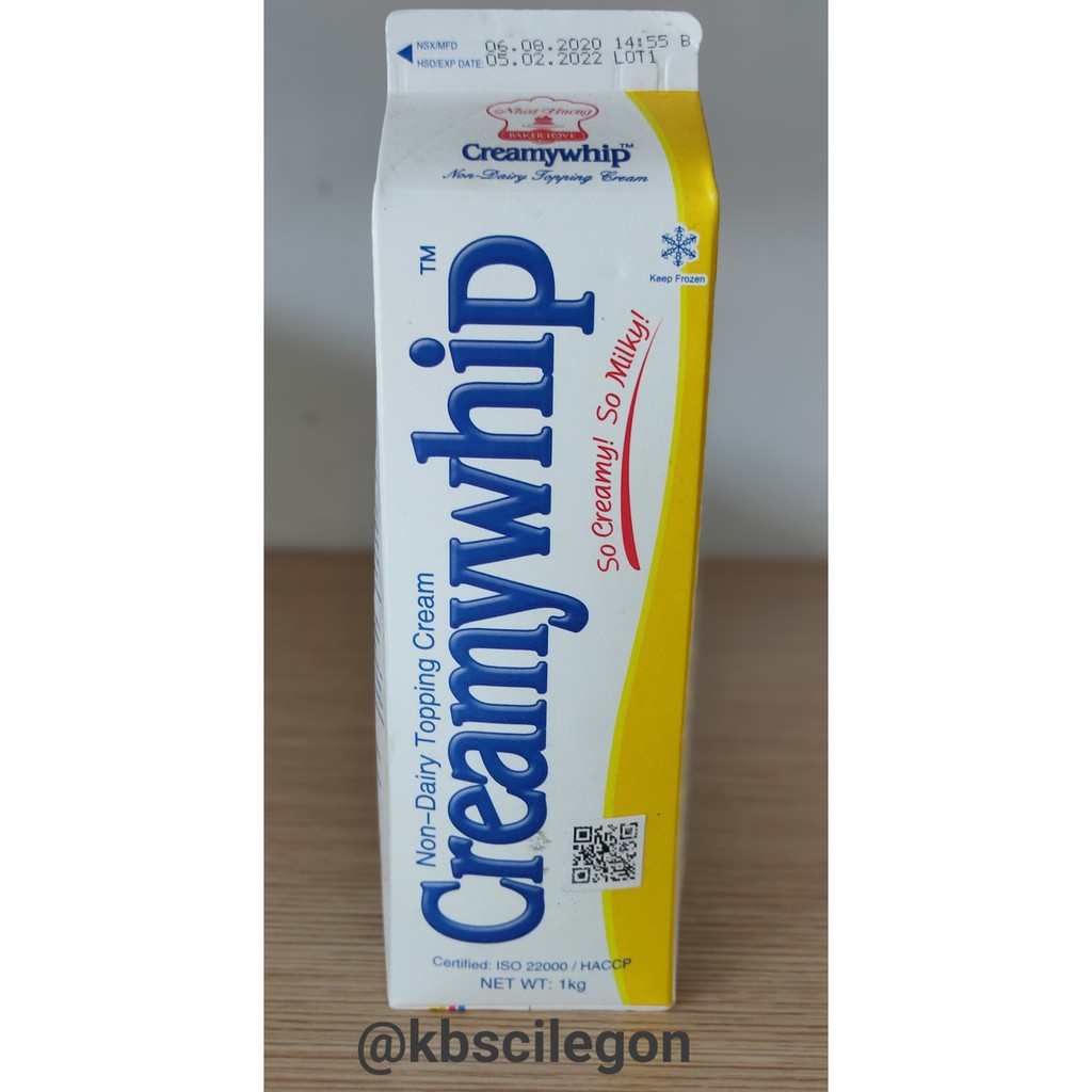 

Creamywhip Topping 1000gr