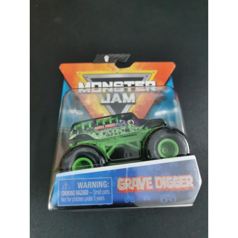 Diecast Monster Jam GRAVE DIGGER RIDE TRUCKS HW Hotwheels Truck Mobil Mainan Anak Scale 64