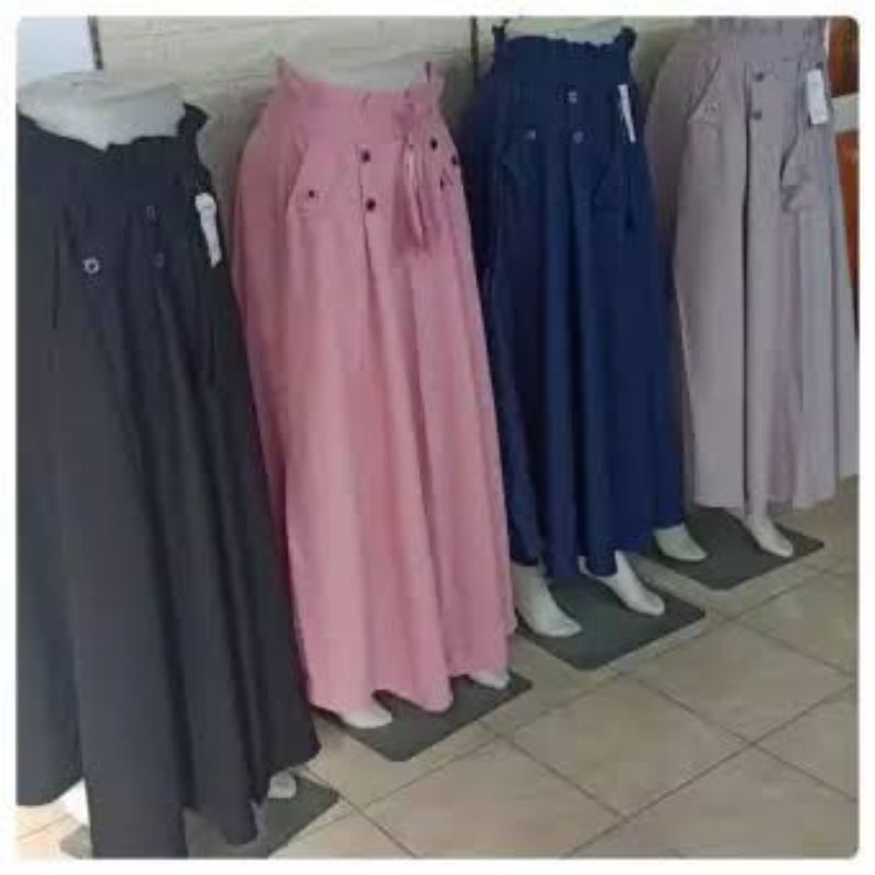 ROK  PAYUNG POLOS / ROK LEBAR / BAWAHAN POLOS