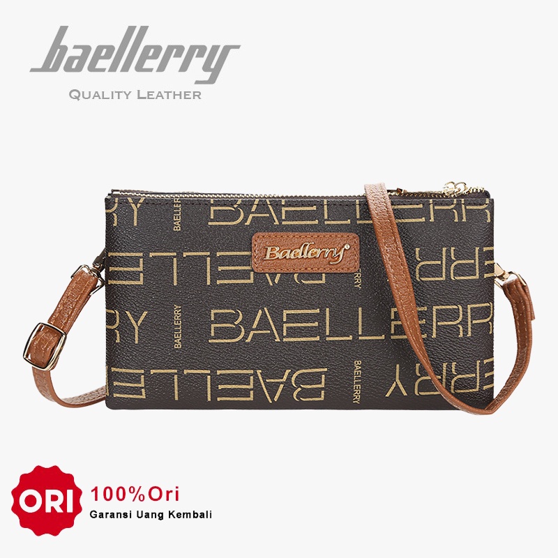 BAELLERRY S5582 Tas Selempang Wanita Tas Handphone Sling Bag PU Leather Premium WATCHKITE WKOS