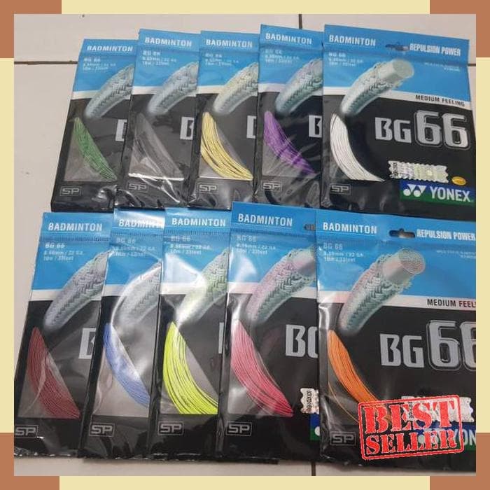 Senar Raket Badminton Yonex BG66 Terbaik