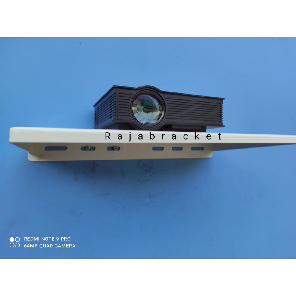 Bracket Ambalan Proyektor / Rak Dinding / Ambalan DVD/ Ambalan dinding Multifungsi (Warna Hitam)