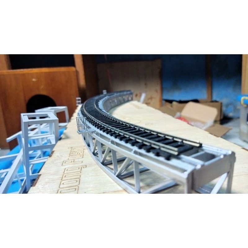 jembatan trowek  miniatur kereta api