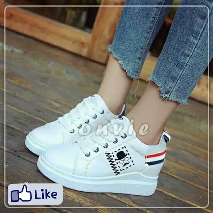 TERUPDATE SEPATU KETS SNEAKERS WANITA FRANCE KUMIS SEPATU SEKOLAH ANAK SMA CEWE KEREN
