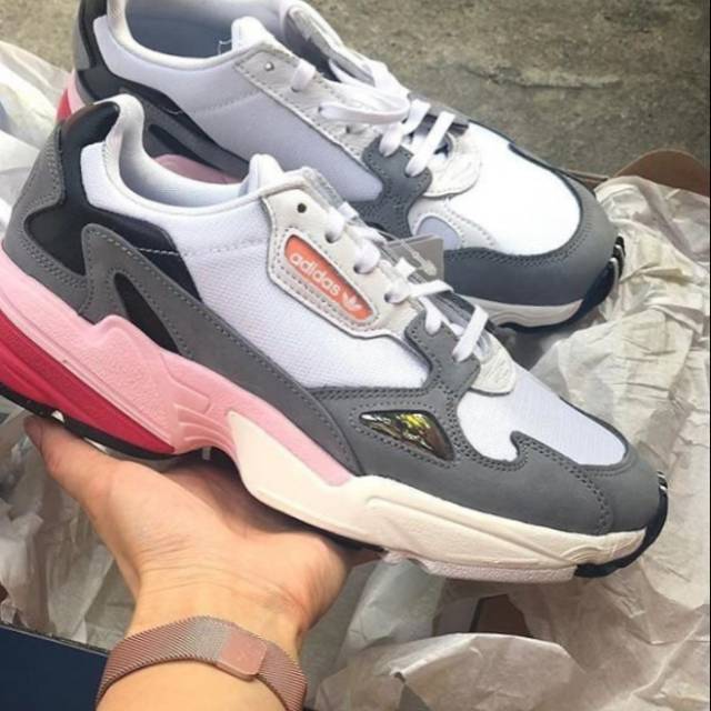 Adidas Falcon W white X Lisa Blackpink