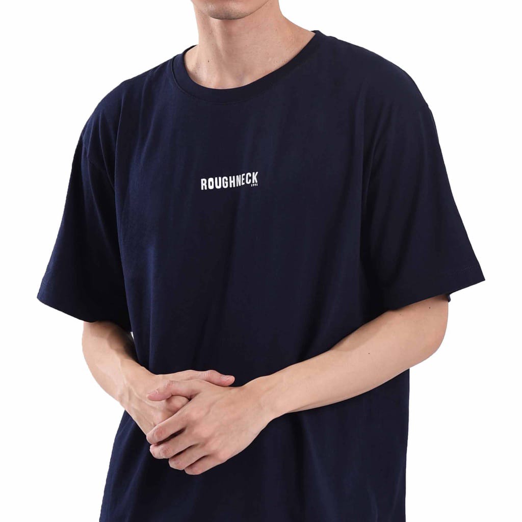COD-Roughneck T038 Navy Sig White T Shirt / KAOS ROUGHNECK PRIA / WANITA / KAOS ROUGHNECK NAVY 1991 