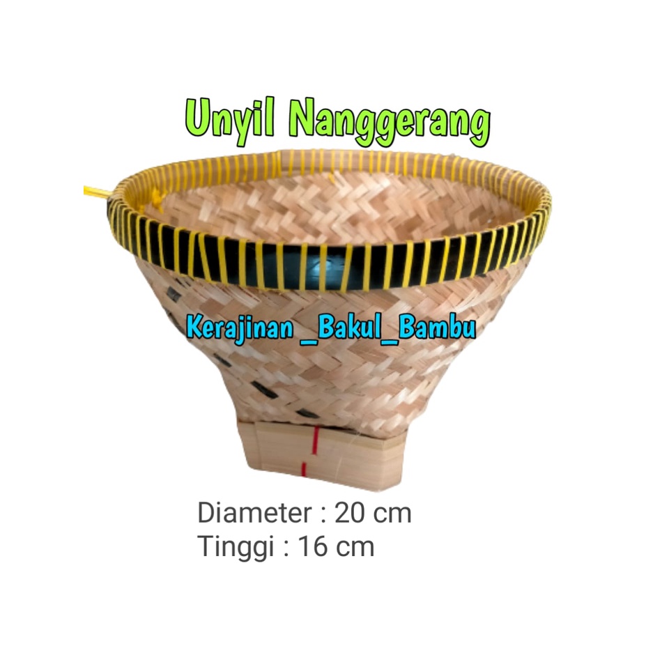 Bakul nasi BAKUL UNYIL NANGGERANG Bakul Bambu BOBOKO kerajinan tangan bambu tradsional Termurah