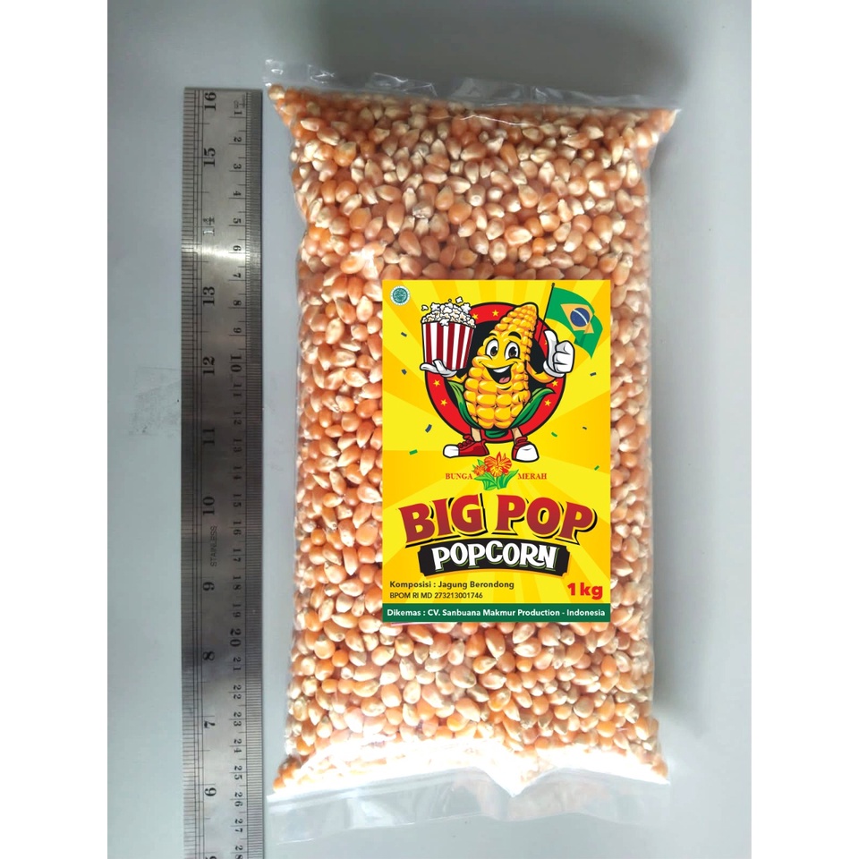 

JAGUNG BIGPOP POPCORN CAP BUNGA MERAH 1KG