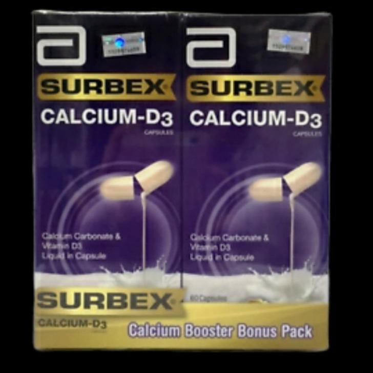 Surbex Calcium D3 Isi 60 Tablets X 2 (Twin Pack)