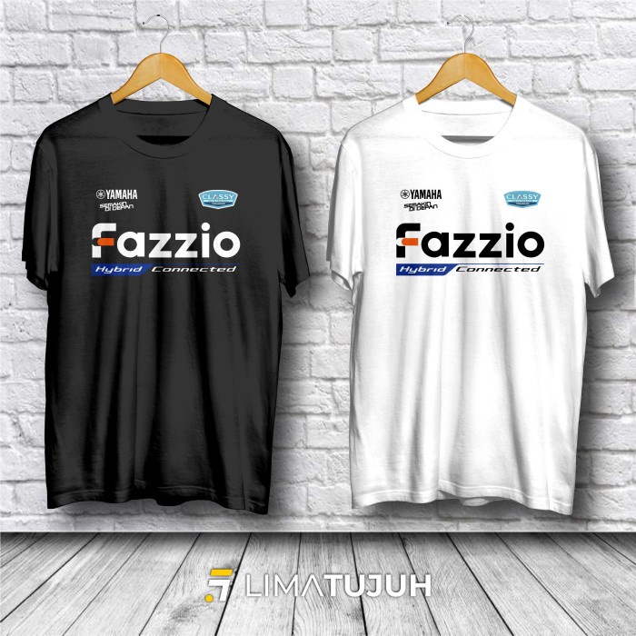 Kaos Fazzio Yamaha Logo Baju Otomotif