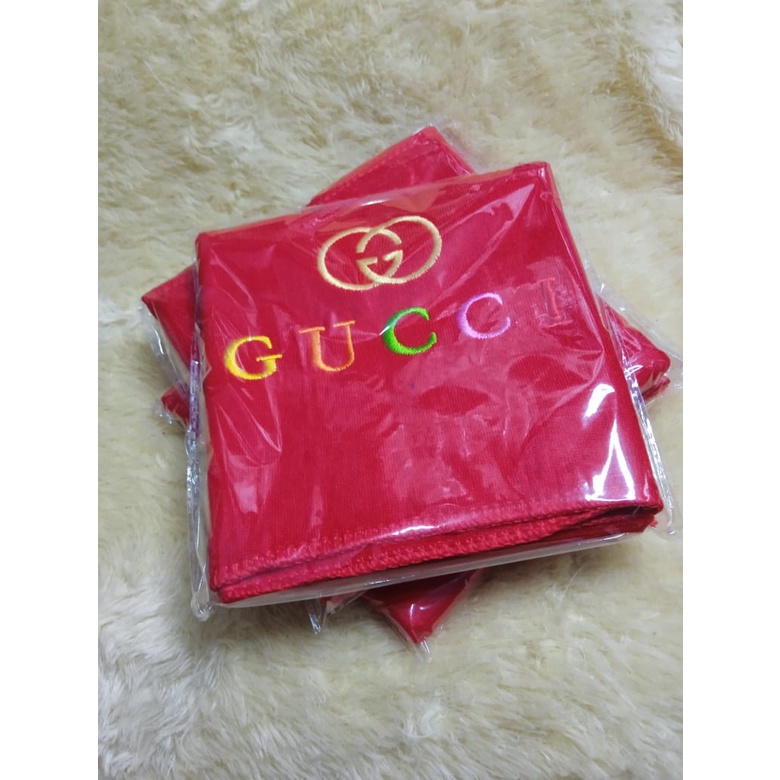 HANDUK SPORT / HANDUK OLAHRAGA/HANDUK MUKA / HANDUK KECIL SPORT MOTIF GUCCI HANDUK SENAM / HANDUK KECIL