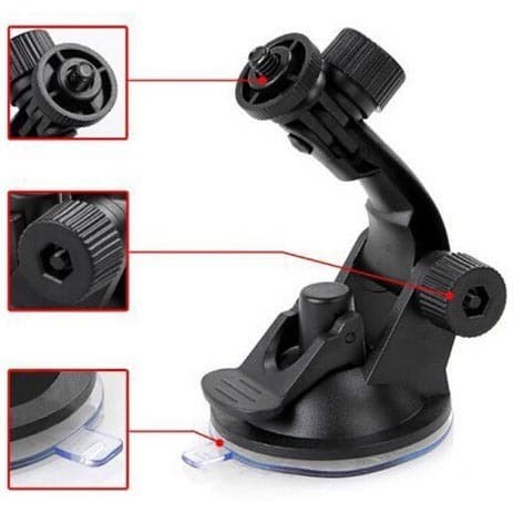 Suction Cup Car Holder Mobil Kamera Aksi Action Camera for all tipe