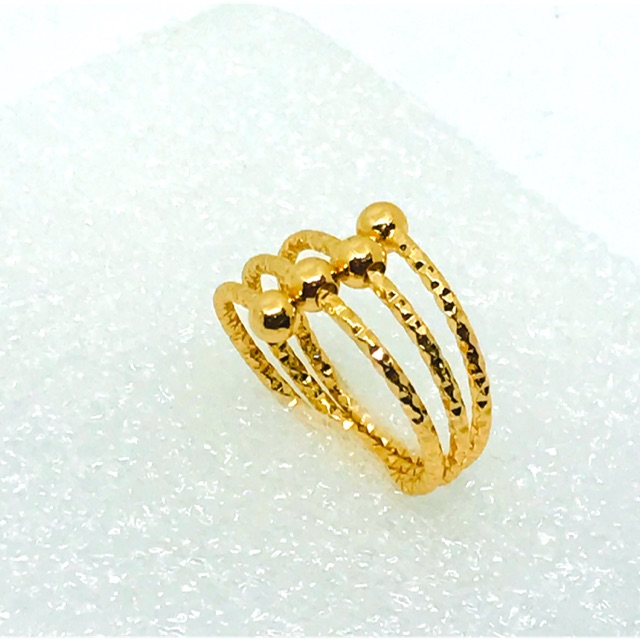 Cincin wanita // cincin spiral //cincin lapis emas //perhiasan// cincin