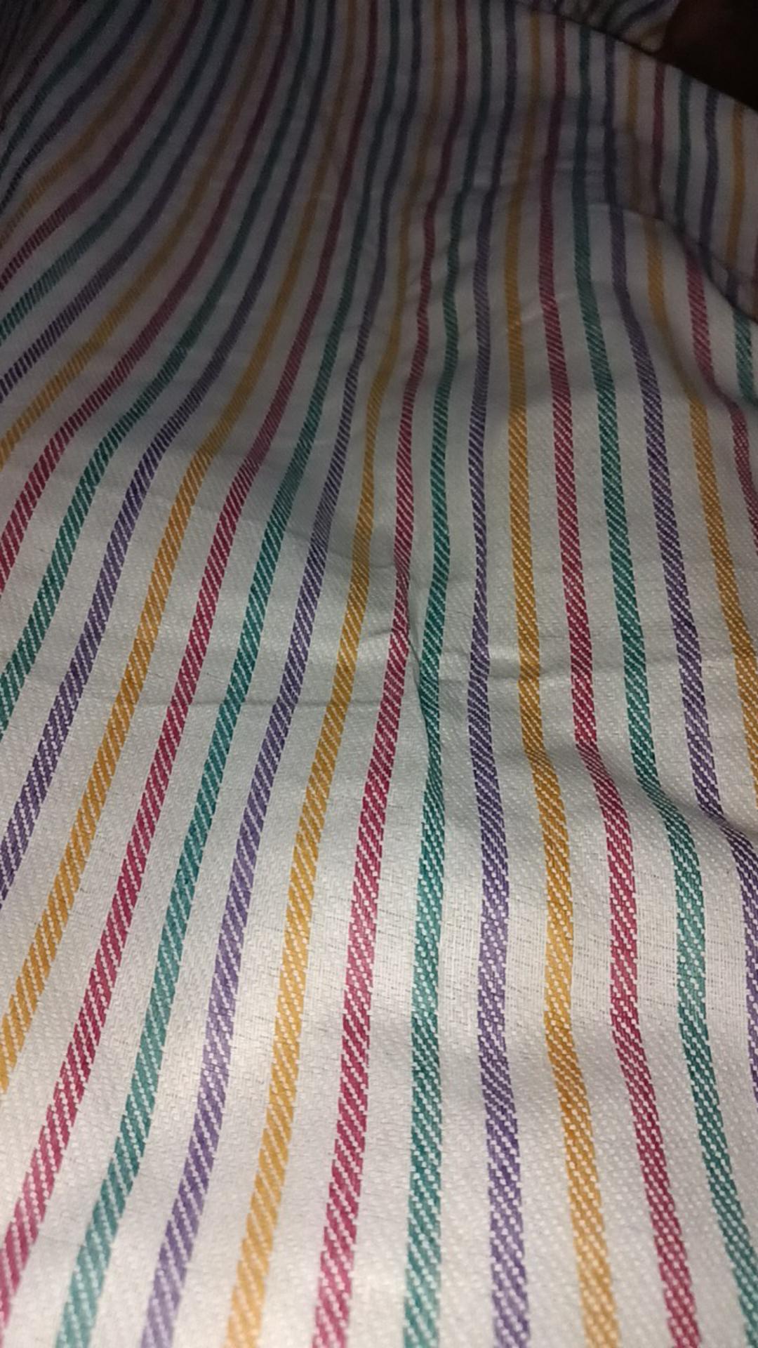 Selimut Garis Liris Rumah Sakit Cap Kancil Timun Motif Pelangi Lorek